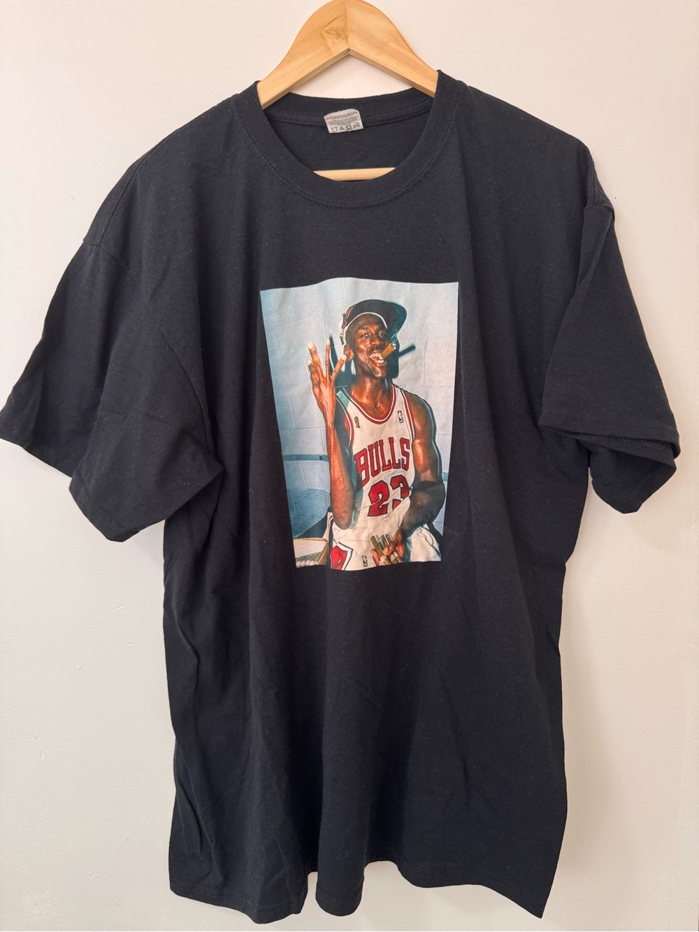 Michael Jordan Chicago Bulls 23 Graphic T-Shirt Black XL